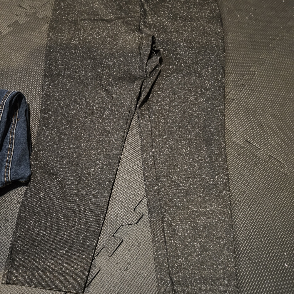 LOFT Shimmering Charcoal Pants
